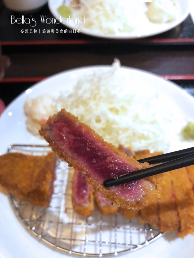 東京美食 銀座必吃超美味炸牛排 五分熟牛排