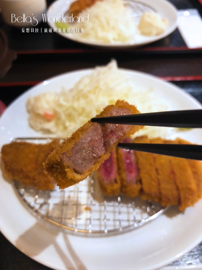 東京美食 銀座必吃超美味炸牛排 烤過後的熟度